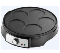 Crêpière Électrique Antiadhésive pour la Maison – Machine à Crêpes, Plaque de Cuisson pour Roti, Tortillas, Blintzes, Gaufres, Œufs, Bacon