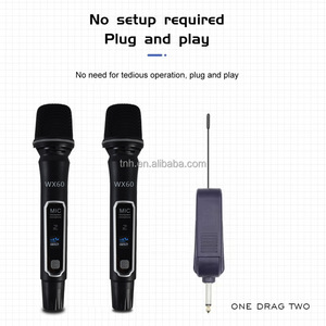 TNH UM- WX60 UHF Intelligentes drahtloses Hand mikrofon Profession elles dynamisches Mikrofon für Familien-KTV-Live-Leistung - Product Image 4