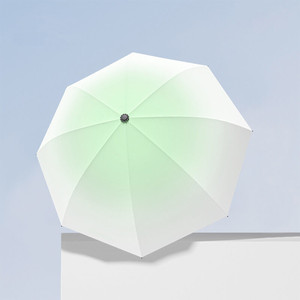 하이 퀄리티 UPF 50 + 핑크 그라디언트 미니 여행 우산 새로운 트렌드 세련된 수동 제어 자외선 인쇄와 태양 비 보호대 - Product Image 5