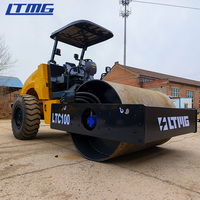LTMG Double entraînement Machinerie routière simple tambour hydraulique 8 tonnes 10 tonnes 12 tonnes rouleau compresseur vibrant