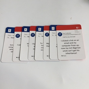 Jeu de cartes personnalisé avec boîte pour questions de conversation amusantes et stimulantes sur le thème du travail d'équipe - Product Image 6