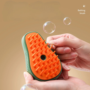 Cepillo de Aseo para Gatos con Pulverizador de Agua Eléctrico, Cepillo de Depilación de Plástico Suave y Ecológico, Cepillo de Baño para Mascotas, Suministros de Aseo - Product Image 5