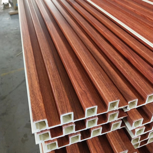 Panel de pared de WPC flexible moderno partición de madera para panel de pared decorativo residencial comercial baño escalera almacén gimnasio - Product Image 1