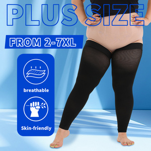 <span class=keywords><strong>Bas</strong></span> <span class=keywords><strong>de</strong></span> <span class=keywords><strong>contention</strong></span> médical pour femme, sans pied, respirant, à compression, pour cuisses - Product Image 4