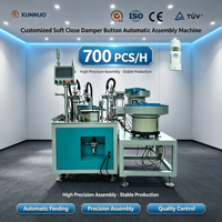 Machine d'assemblage de boutons à fermeture douce XUNNUO personnalisée, équipement industriel multi-tension entraîné par moteur PLC