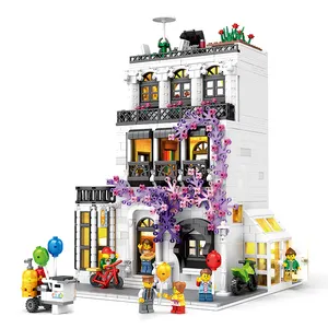 1914PCS Builegosify Modular House Building Blocks Set Garden Street Assembly Square Compatible con Lego Technic para adolescentes adultos