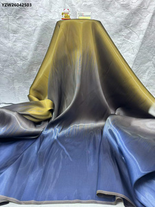 Nuovo Design Tessuto in Pizzo Jacquard Dorato <span class=keywords><strong>Ricamato</strong></span> su Organza e <span class=keywords><strong>Tulle</strong></span> <span class=keywords><strong>per</strong></span> <span class=keywords><strong>Abiti</strong></span> da Donna - Product Image 1