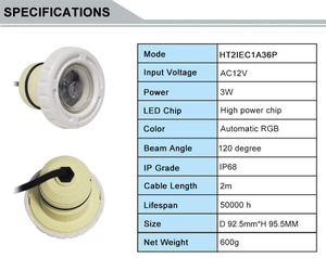 4 pièces par kit HOTOOK Brevet <span class=keywords><strong>mini</strong></span> 9w ip68 <span class=keywords><strong>led</strong></span> linéaire <span class=keywords><strong>spot</strong></span> piscines lumière 12v rvb vinyle liner <span class=keywords><strong>piscine</strong></span> lampe - Product Image 3