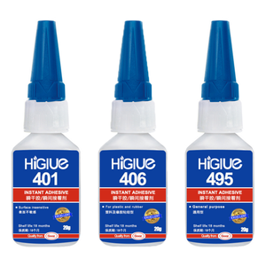 Adhesivo <span class=keywords><strong>de</strong></span> Cianoacrilato <span class=keywords><strong>de</strong></span> Alta Resistencia, Superpegamento en Gel Líquido 401 406 480 495 454 460 415 496 502 para <span class=keywords><strong>Madera</strong></span> y Goma, 20g - Product Image 1