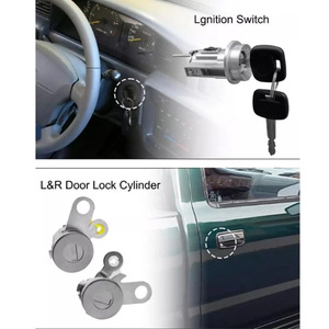 Cylindres de serrure de contacteur d'allumage MY 69051-35070 69051-04020 pour Toyota Tacoma 1994-2004 - Product Image 4