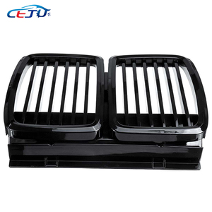 Grilles de rein de pare-chocs avant de voiture noires brillantes pour BMW E30 Sedan/<span class=keywords><strong>Cabrio</strong></span> 1982-1994 Grilles de course de remplacement accessoires de voiture - Product Image 2