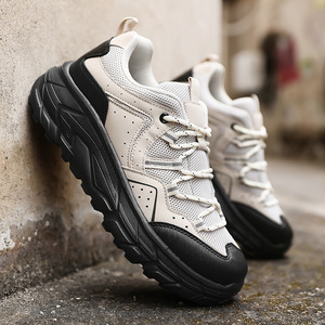 Nueva Tendencia Deportiva de Moda, Zapatillas Deportivas con Cordones, Transpirables, Casuales, con Suela Gruesa y Suave para Primavera y Otoño - Product Image 1