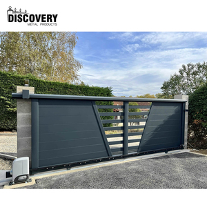 Allée coulissante automatique Portail de luxe en aluminium personnalisé Coulissant House Gate Designs Pictures for Villa - Product Image 6