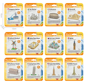 Mô Hình Xây Dựng Nổi Tiếng Thế Giới 3D Trò Chơi Câu Đố Đồ Chơi Trẻ Em - Product Image 4