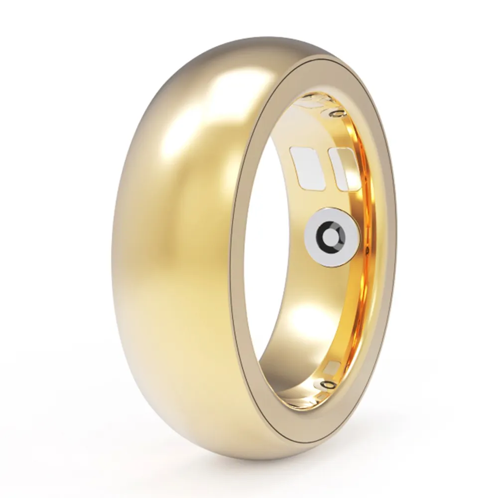 Bague intelligente nfc or rose anneaux intelligents pour bague intelligente en alliage ios