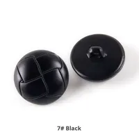 Boutons en résine imitation cuir vintage pour hommes et femmes, manteau en laine, costume, veste, accessoires