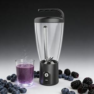Licuadora Portátil de Alta Potencia de 150W, Máquina para Hacer Smoothies de 1000ml, Batería Recargable por USB, Exprimidor Inalámbrico, Triturador de Hielo, Picador con 6 Cuchillas - Product Image 3