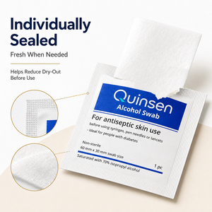 Paquete de 100 Toallitas Desinfectantes Médicas con Alcohol Isopropílico <span class=keywords><strong>al</strong></span> <span class=keywords><strong>70</strong></span>%, Selladas Individualmente, Suministro para Preparación de la Piel - Product Image 3