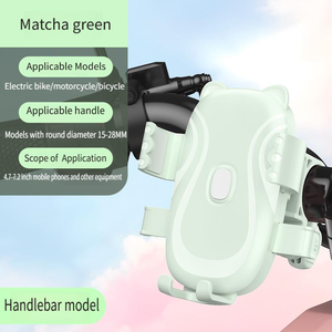 <span class=keywords><strong>Supporto</strong></span> <span class=keywords><strong>per</strong></span> telefono <span class=keywords><strong>cellulare</strong></span> con manubrio in ABS regolabile in altezza a sgancio singolo attacco flessibile <span class=keywords><strong>per</strong></span> ciclismo/<span class=keywords><strong>moto</strong></span> supporta 4.2-7.2" - Product Image 3