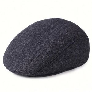 Autumn Winter Newsboy <b>Hat</b> <b>for</b> the Elderly Men Winter Protect Ear Warmth Ivy Beret <b>Hat</b> - Product Image 3