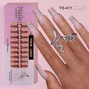 <span class=keywords><strong>Uñas</strong></span> Acrílicas <span class=keywords><strong>Francesas</strong></span> Cuadradas Tipo Ataúd OEM ODM, 150 Uds./Bolsa, Cobertura Completa PMMA, Sin Rastro, <span class=keywords><strong>Uñas</strong></span> Postizas a Presión, Venta al por Mayor para Salones de Belleza, Pre-diseñadas - Product Image 6