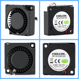 CoolCox 30x30x10mm DC Bürstenloser Lüfter 5V OEM Kühlung Luftreiniger Kunststoffblatt Mikroprojektor Umwelttester - Product Image 2