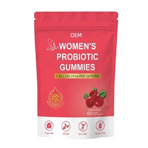 Gummies pour l'équilibre du pH féminin personnalisables OEM/ODM, complément probiotique pour femmes, gummies premium pour l'équilibre féminin - Product Image 1