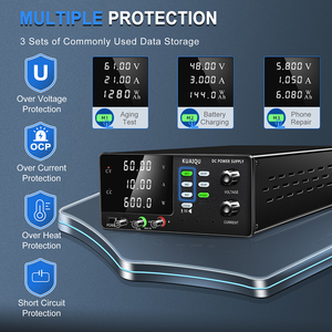 <span class=keywords><strong>NICE</strong></span>-POWER R-SPS6010S-USB 60V 10A Régulateur à découpage DC avec protection contre les courts-circuits OCP OVP Trois magasins de données - Product Image 6