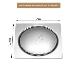 Дренажный фильтр из нержавеющей стали класса люкс с функцией дезодорации, нажимной, большой емкости, для ванной и кухни, с защитой от запаха - Product Image 6