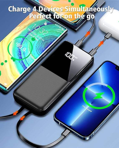 พาวเวอร์แบงค์บางเฉียบลดราคาพิเศษ 20000mah พาวเวอร์แบงค์อเนกประสงค์สำหรับโทรศัพท์มือถือ 15000mah ขายส่ง - Product Image 6