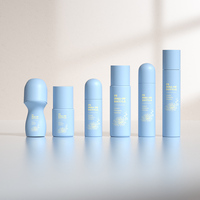 Bouteille à bille roulante personnalisée en plastique PE pour cosmétiques, huiles essentielles et sérums de soin, couleur personnalisée, finition estampée à chaud, vente en gros