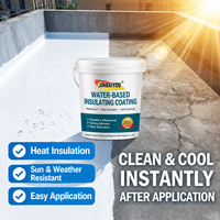 Revêtement thermique isolant imperméable hautement réfléchissant, peinture rafraîchissante résistante aux UV pour la rénovation des toits d'usines et d'entrepôts