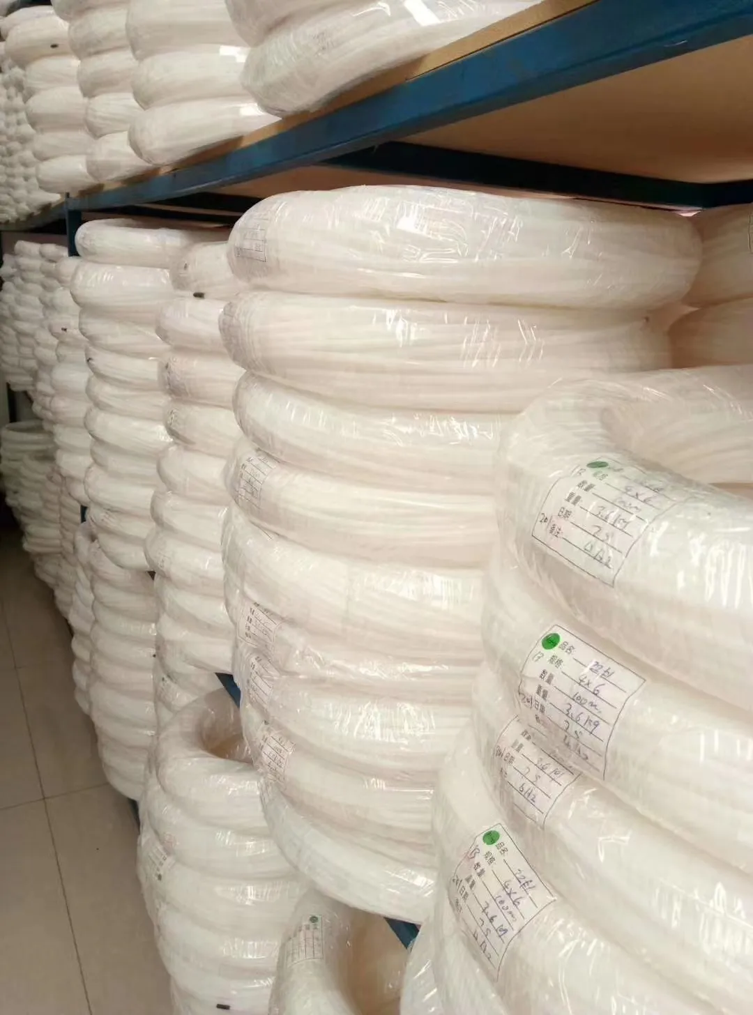 Plastic White Te flon Hose 2mm 4mm 6mm 8mm High Temperature Food Safety Coffee Machine Connected Fittings Ptfe Tubing