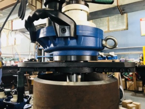 Máquina Biseladora de Tubos E-Work ISE-630-1 con Montaje ID, Motor Automático, Biselado en Frío Industrial para Tubos de Acero Inoxidable - Product Image 5