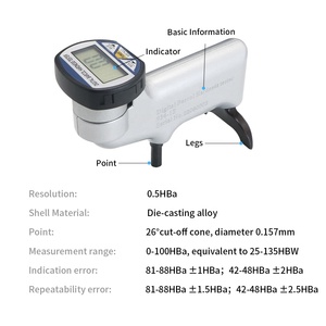SHAHE Digital <span class=keywords><strong>Barcol</strong></span> Härte prüfer Aluminium Härte prüfer für Aluminium legierungen Kupfer <span class=keywords><strong>Barcol</strong></span> Härte prüfer - Product Image 2