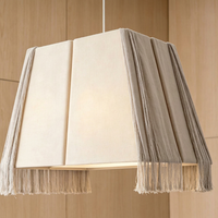 Abat-jour suspendu acoustique en PET à facettes, en fibre de polyester, absorbant le son, pour la maison et les espaces commerciaux
