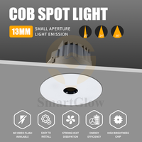 Spot encastré LED en aluminium pour projets hôteliers, résidentiels et de villas, découpe 75mm, petit trou, éclairage de plafond encastré
