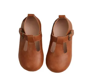 Оптовая продажа, детская обувь ручной работы из мягкой искусственной кожи
