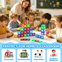 Juguetes Magnéticos para Niños, Juego de Construcción con Imanes Fuertes, Bloques de Construcción Magnéticos Educativos