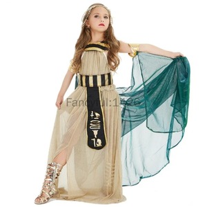 Déguisement Égypte Ancienne Cléopâtre <span class=keywords><strong>Robe</strong></span> pour Filles Halloween Prince Princesse Fantaisie Carnaval Fête Cosplay Uniforme pour Halloween - Product Image 1