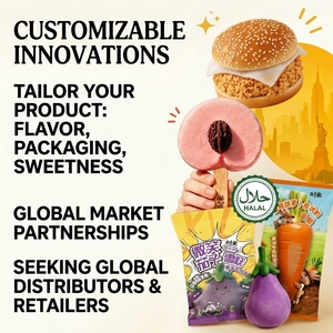 Gelato a Forma di Carota al Gusto di Burro e Latte, Guscio di Cioccolato + Briciole di Biscotto, Design Innovativo Amato da Molti, Certificazione Halal - Product Image 3