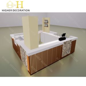 ตู้โชว์ขนมหวานร้านกาแฟทันสมัยเคาน์เตอร์บาร์บาร์ร้านเบเกอรี่เค้กดีไซน์ตู้โชว์ขนมหวานติดร้านเฟอร์นิเจอร์ - Product Image 3