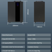 A1000 HVAC Machine sans eau App Control Aroma Diffuser Strong Spray pour Offres Spéciales d'hôtel