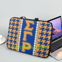 Sac d'ordinateur personnalisé pour la sororité Sigma Gamma Rho, sac portable multi-tailles pour le bureau, fournitures de bureau, thème personnalisé, vente en gros