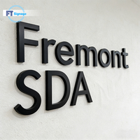 Lettere Logo 3D Non Luminose per Insegne da Interno, Durevoli, Facili da Installare, Perfette per Branding Aziendale e Commerciale