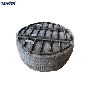 Bền sợi kim loại dệt kim lưới <span class=keywords><strong>demister</strong></span> pad cho khí-lỏng tách hệ thống hiệu quả cho công nghiệp tháp - Product Image 2