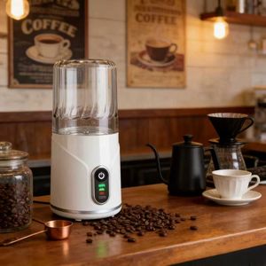 Máquina industrial para moler café, licuadora portátil, alimentación por coche/batería, licuadora con botón de un solo toque, máquina industrial para moler café - Product Image 5