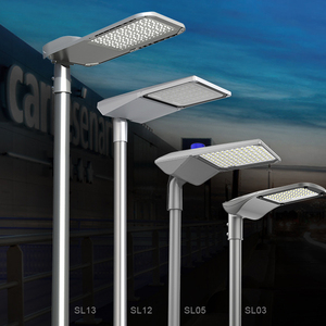 Lampione stradale a <span class=keywords><strong>LED</strong></span> ad alta luminosità IP66 per esterni Fixture30w 60w 300w 400w sensore fotocellula lampada a <span class=keywords><strong>Led</strong></span> regolabile per scatola da scarpe