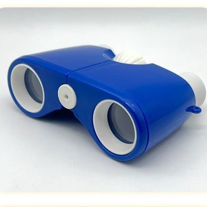 Aiweite Children Binoculars 4x30 Blue White Portable Outdoor Birdwatching Natural Observation - Product Image 1