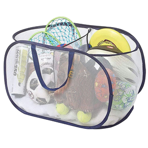 Cesto de Ropa Sucia Plegable de Poliéster Ligero y Sostenible al por Mayor, Fácil de Abrir, de Malla, Personalizable para el Hogar - Product Image 1